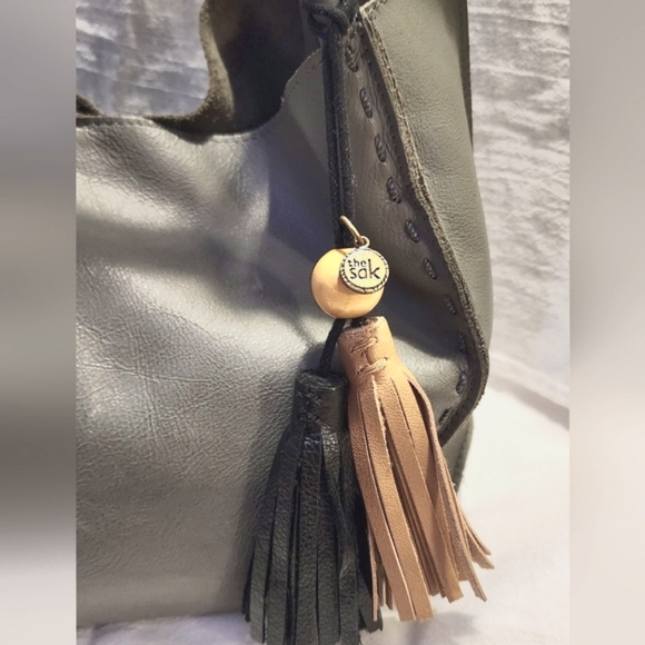 The Sak Gray and Brown Tote Bag - Picture 4 of 10